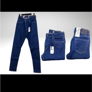 LEVIS HIGH RISE SKINNY MADE AND CRAFTED DENIM. NAVY BLUE. BRAND NEW 28-32.